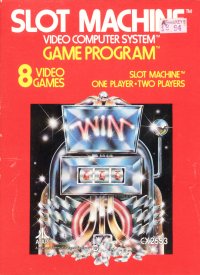 Slot Machine Atari 2600  box art